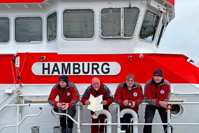 Hamburger Senat und Bürgerschaft übernehmen Patenschaft für Seenotrettungskreuzer HAMBURG