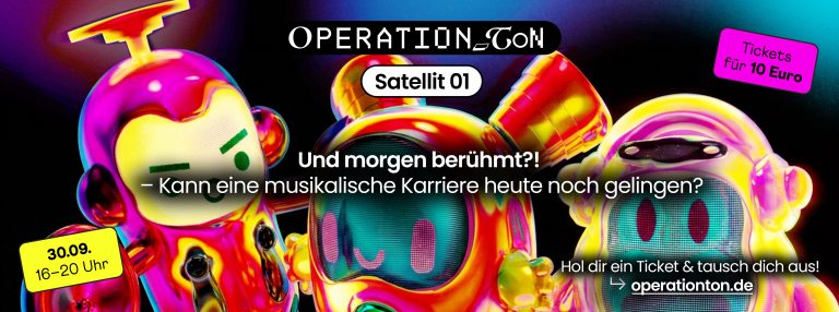 OPERATION TON 2026 lädt zum ersten Satelliten-Event mit Alin Coen, Enno Bunger, Sophia Kennedy und Nebou N’Diaye